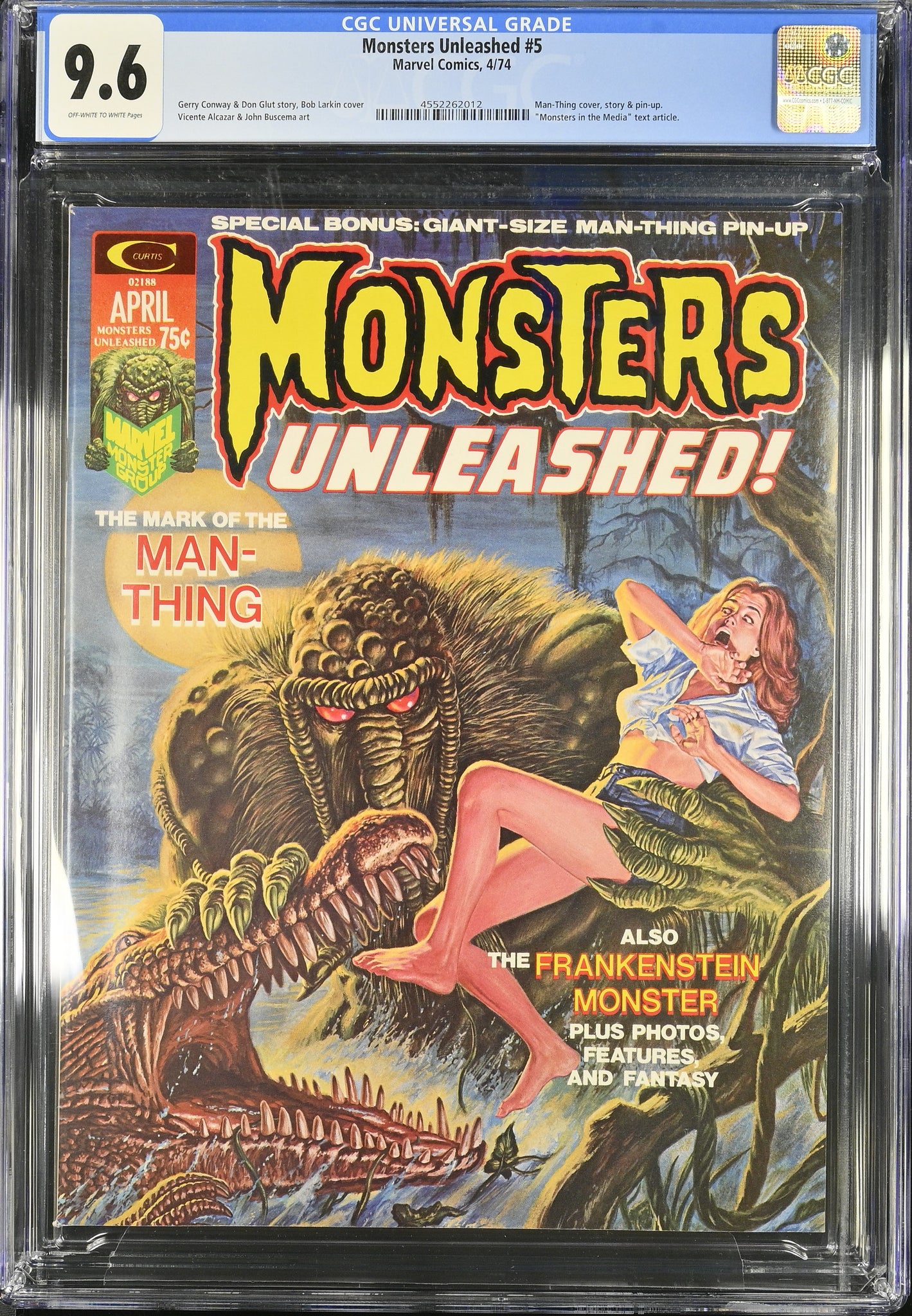 Monsters Unleashed #5 CGC 9.6