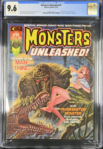 Monsters Unleashed #5 CGC 9.6