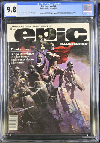 Epic Illustrated #1 CGC 9.8