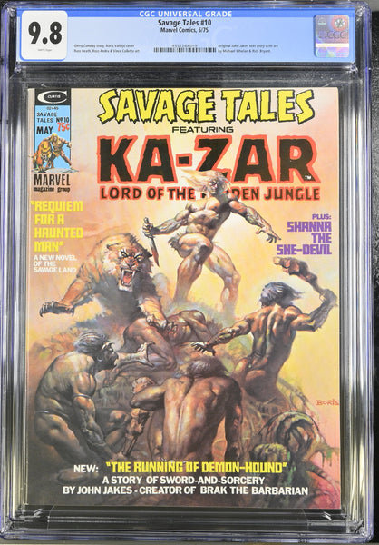 Savage Tales #10 CGC 9.8
