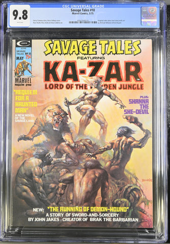 Savage Tales #10 CGC 9.8