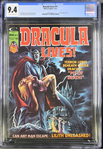 Dracula Lives #11 CGC 9.4