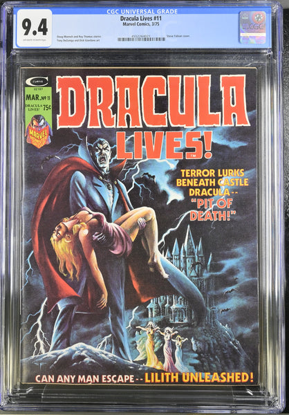 Dracula Lives #11 CGC 9.4