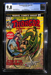 Creatures on the Loose #24 CGC 9.8 Thongor Appearance