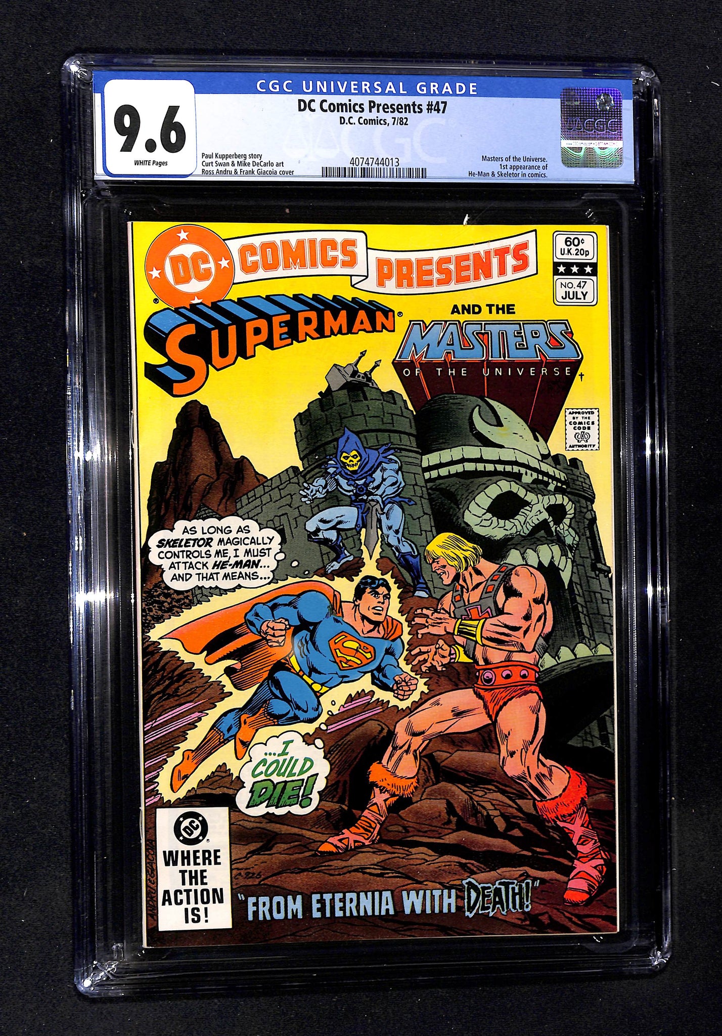 DC Comics Presents #47 CGC 9.6 1st He-Man and Skeletor in Comics