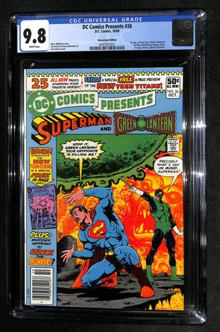 DC Comics Presents #26 CGC 9.8 Newsstand Edition 1st Appearance of New Teen Titans