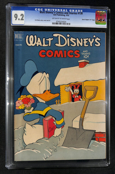 Walt Disney's Comics and Stories #138 CGC 9.2 "D" Copy