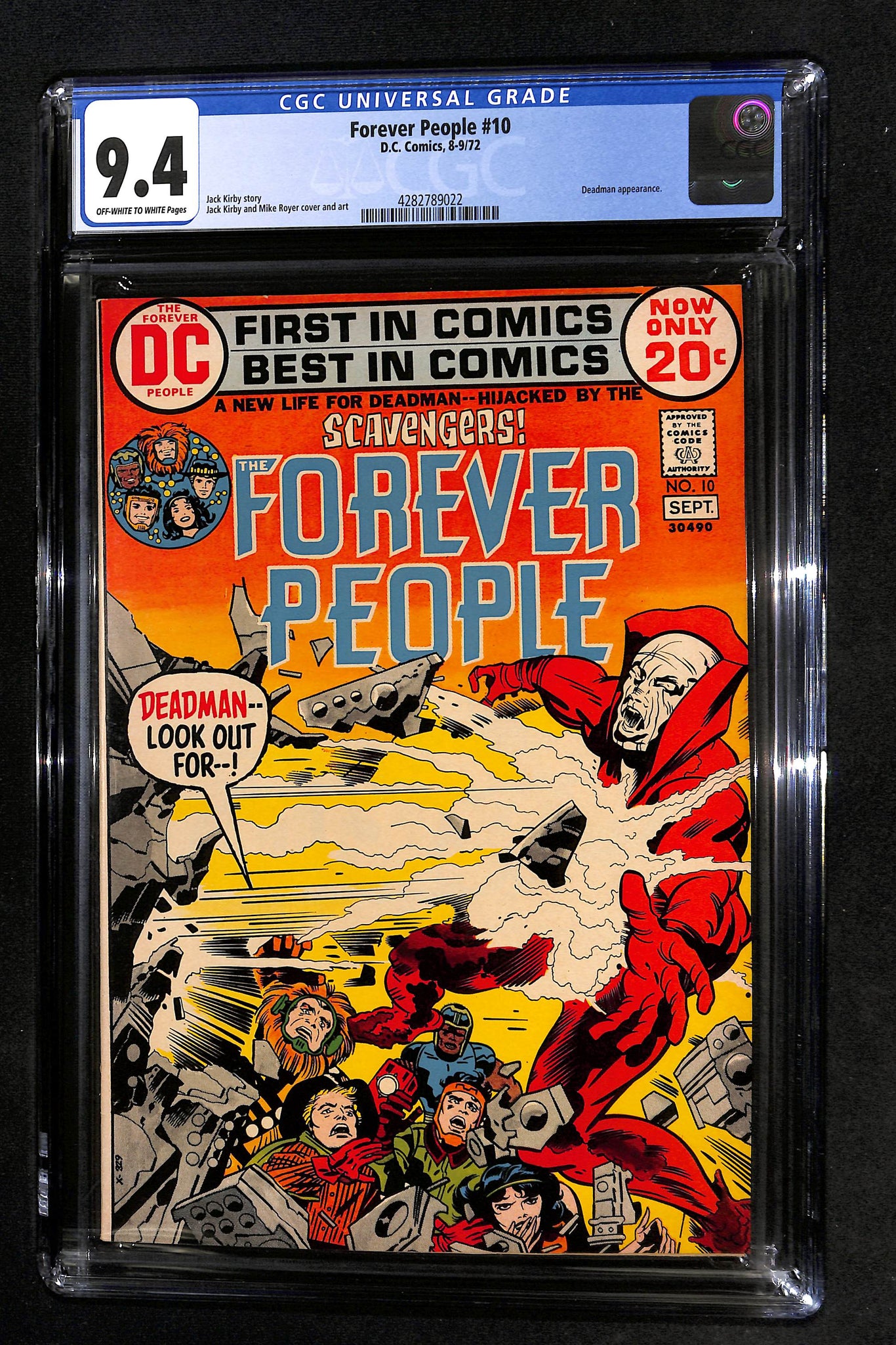 Forever People #10 CGC 9.4 Deadman Appearance