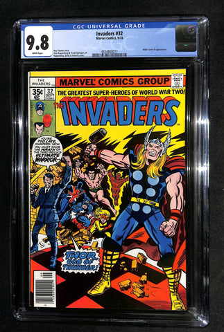 Invaders #32 CGC 9.8 Hitler Cover & Appearance