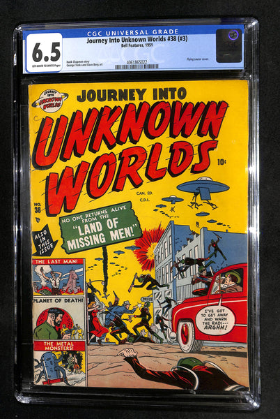 Journey Into Unknown Worlds #38 (#3) CGC 6.5 Flying Saucer Cover