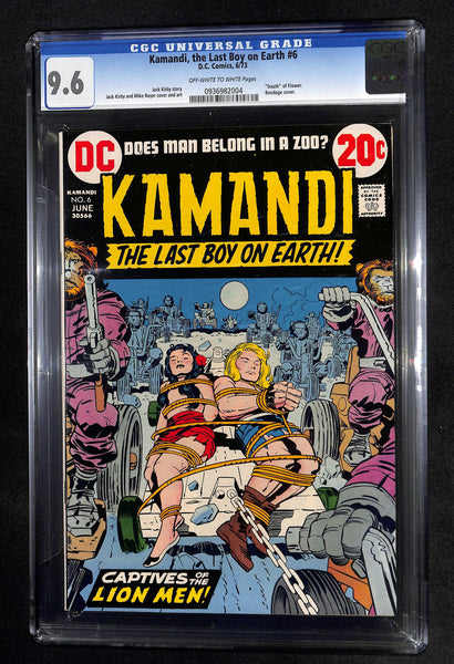 Kamandi, The Last Boy on Earth #6 CGC 9.6 Bondage Cover