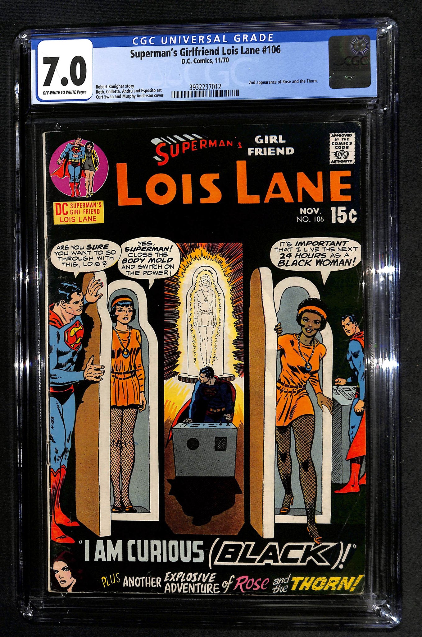 Superman's Girlfriend Lois Lane #106 CGC 7.0