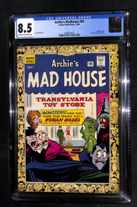 Archie's Madhouse #36 CGC 8.5 Sabrina Story