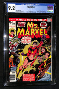 Ms. Marvel #1 CGC 9.2 1st Carol Danvers as Ms. Marvel