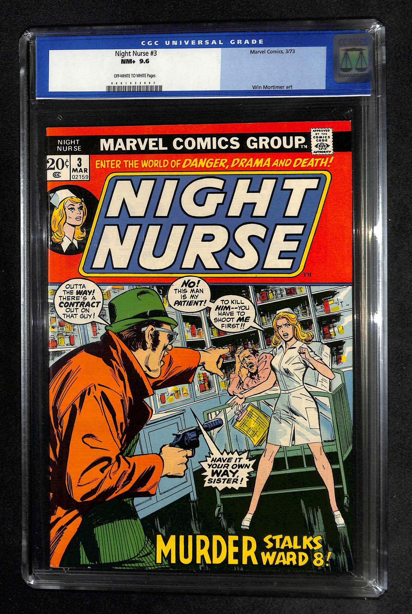 Night Nurse #3 CGC 9.6 Monterey Collection