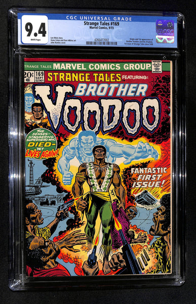 Strange Tales #169 CGC 9.4 Origin & 1st Appearance of Brother Voodoo