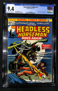 Supernatural Thrillers #6 CGC 9.4 Headless Horseman Rides Again