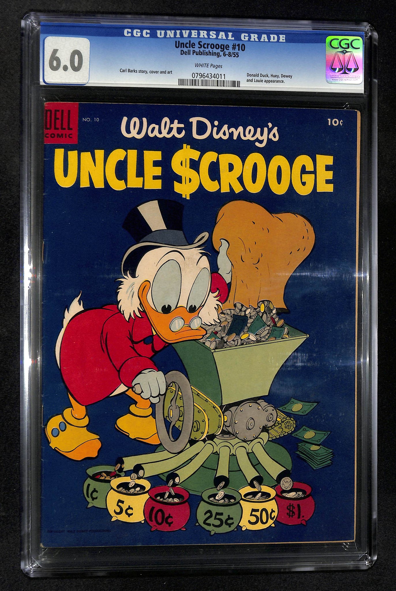 Uncle Scrooge #10 CGC 6.0