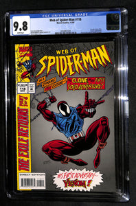 Web of Spider-Man #118 CGC 9.8 1st Solo Clone Story