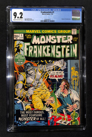 Frankenstein #1 CGC 9.2 Monster of Frankenstein