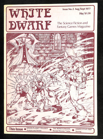 White Dwarf #2 Science Fiction & Fantasy Games Magazine