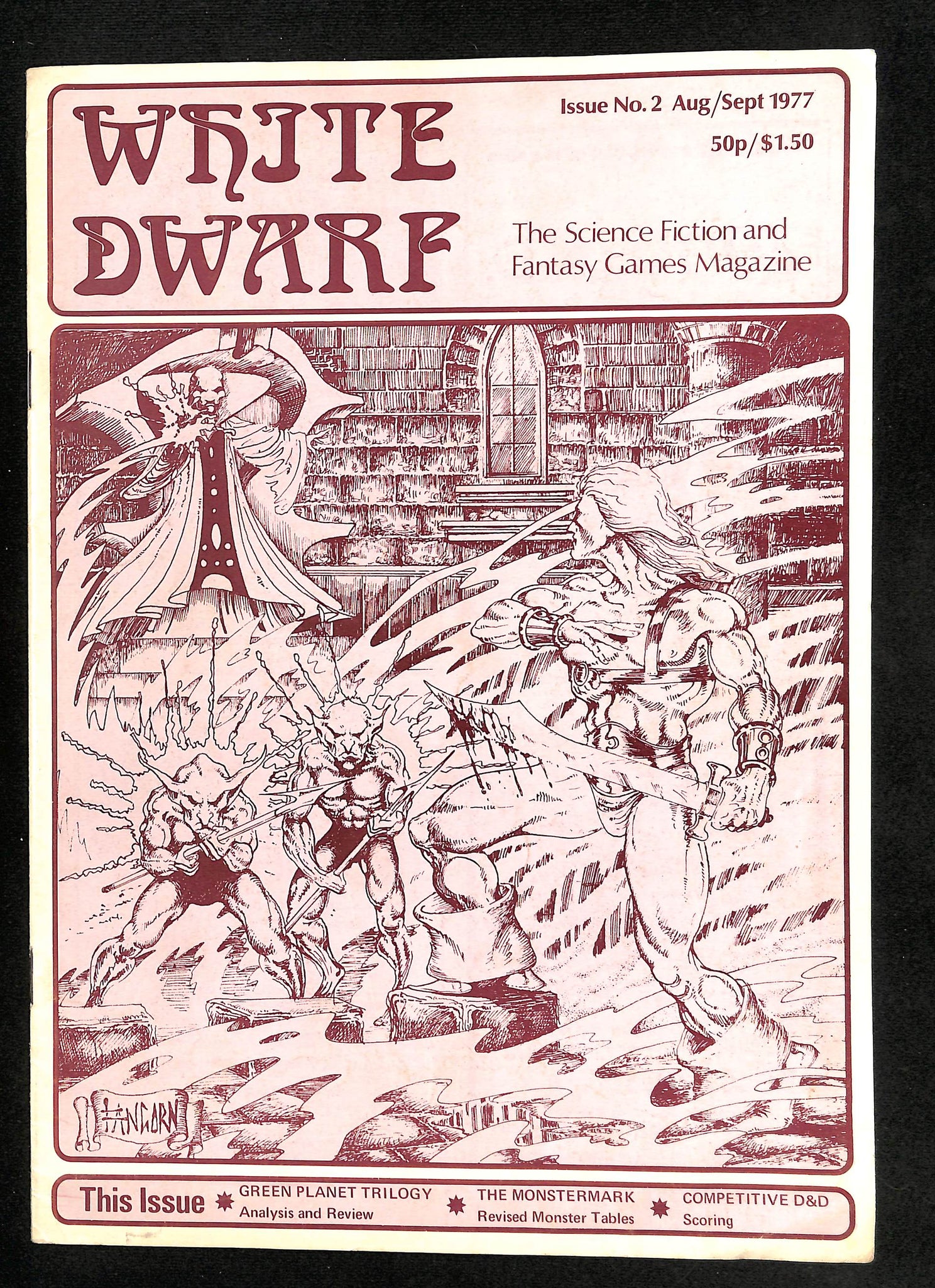 White Dwarf #2 Science Fiction & Fantasy Games Magazine