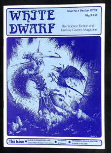White Dwarf #4 Science Fiction & Fantasy Games Magazine