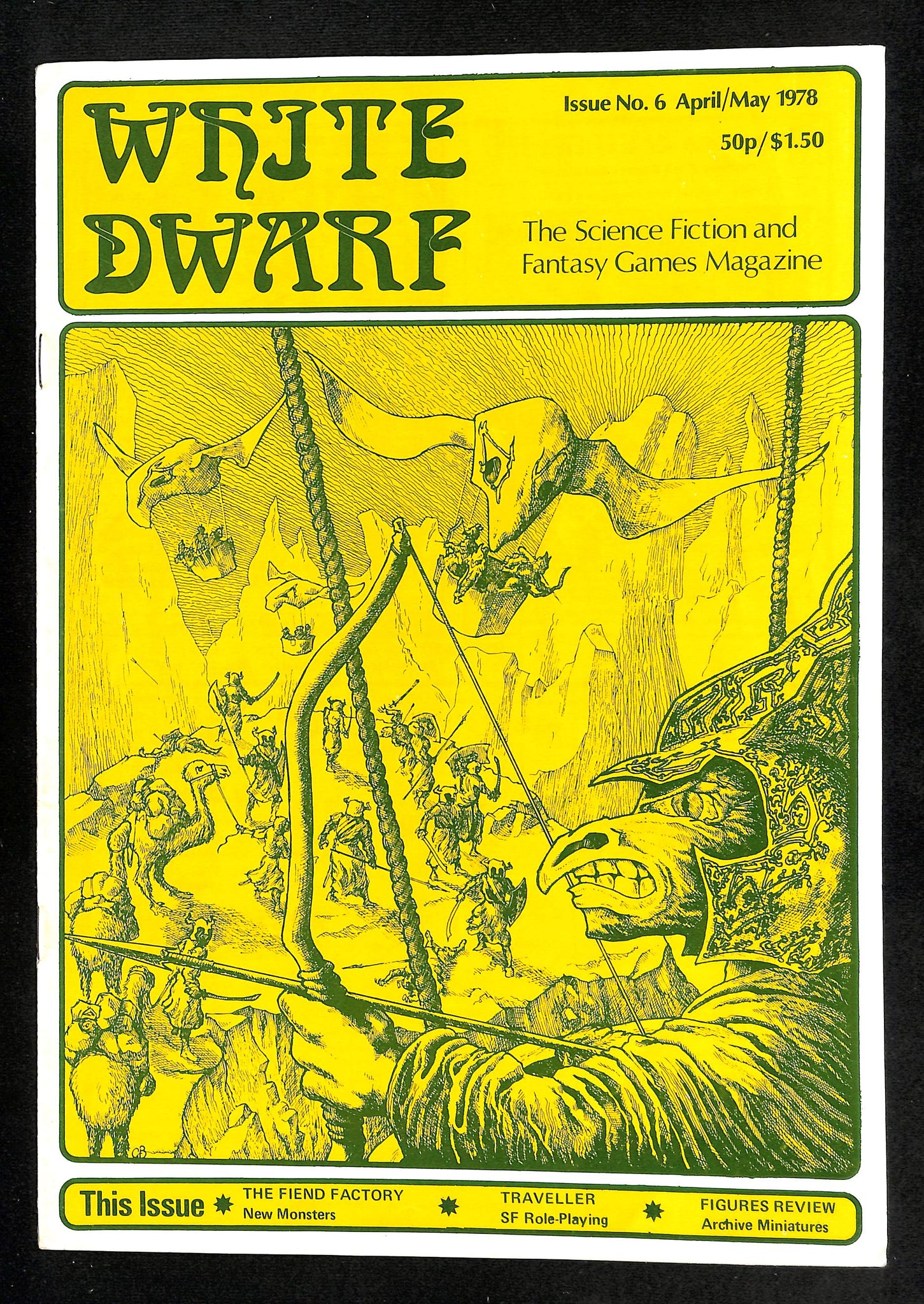 White Dwarf #6 Science Fiction & Fantasy Games Magazine