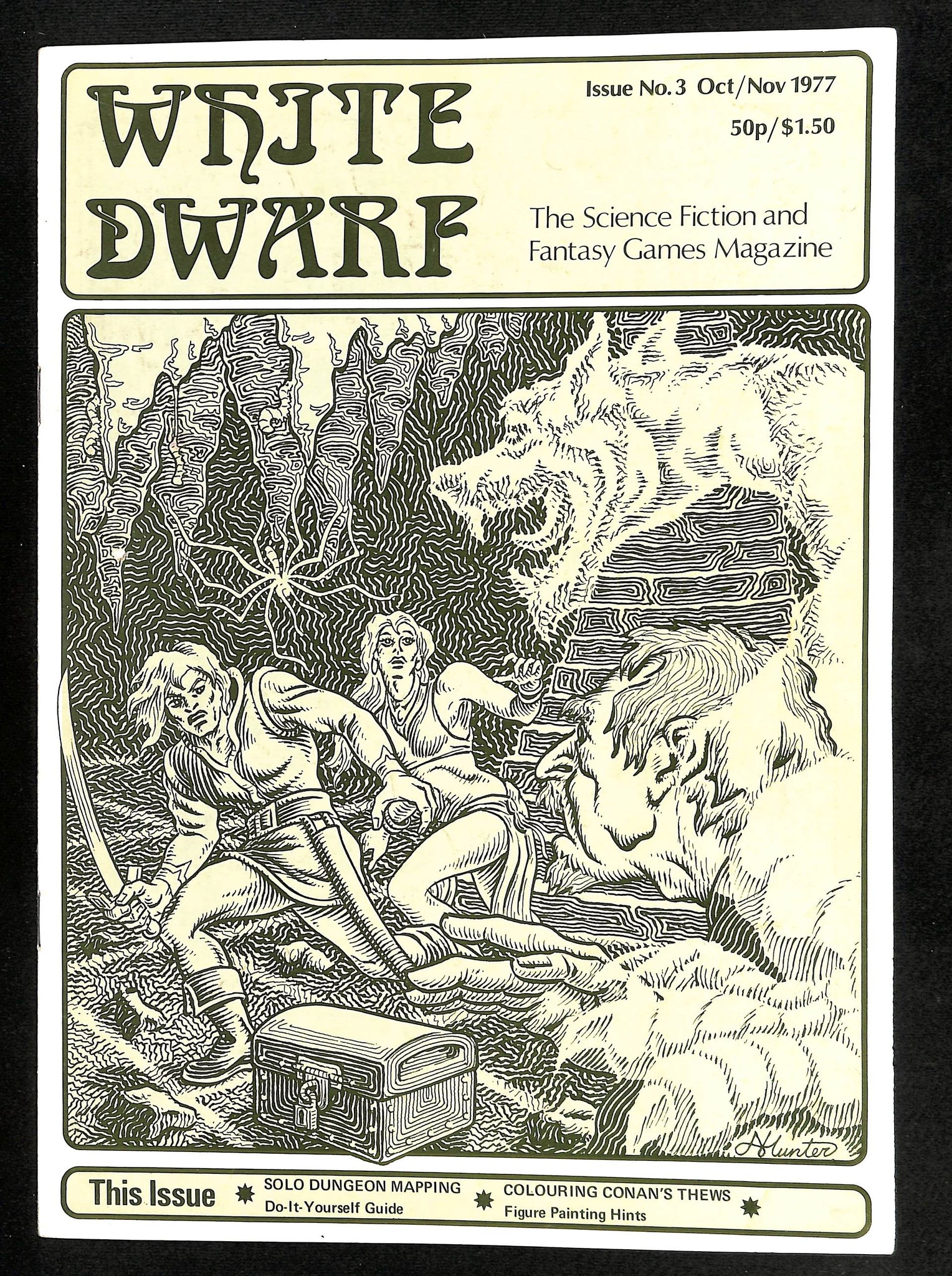 White Dwarf #3 Science Fiction & Fantasy Games Magazine