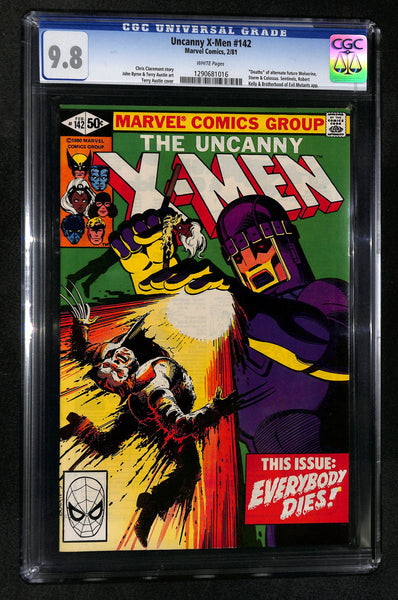 Uncanny X-Men #142 CGC 9.8 "Deaths" of Alternate Future Wolverine, Storm & Colossus