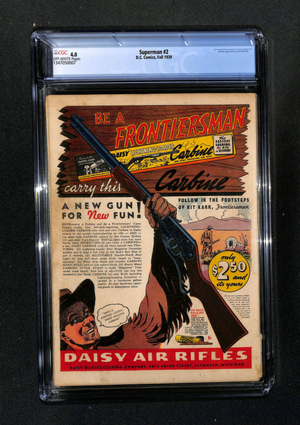 Superman #2 CGC 4.0