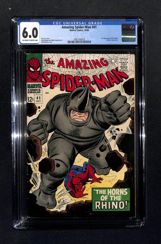Amazing Spider-Man #41 CGC 6.0 1st Appearance Rhino