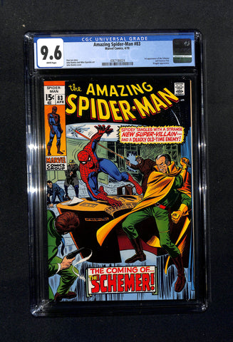 Amazing Spider-Man #83 CGC 9.6 1st Appearance of Schemer and Vanessa Fisk