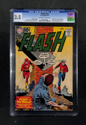 Flash #123 CGC 3.5 1st Golden Age Flash in the Silver Age