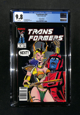 Transformers #53 CGC 9.8 Newsstand