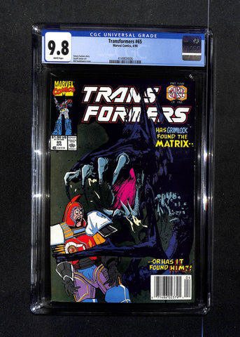 Transformers #65 CGC 9.8 Newsstand Edition