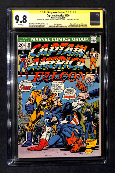 Captain America #170 CGC 9.8 Highest Graded Signature Series