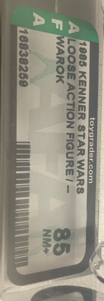 1985 KENNER STAR WARS LOOSE ACTION FIGURE WAROK AFA 85
