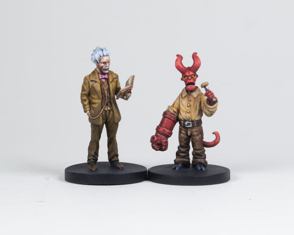 Professionally painted Hellboy: The Board Game, Kickstarter Edition