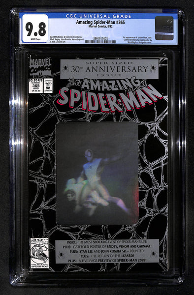 Amazing Spider-Man #365 CGC 9.8 1st appearance of Spider-Man 2099