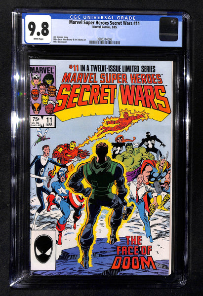 Marvel Super Heroes Secret Wars #11 CGC 9.8 White Pages