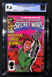 Marvel Super Heroes Secret Wars #12 CGC 9.6 White Pages