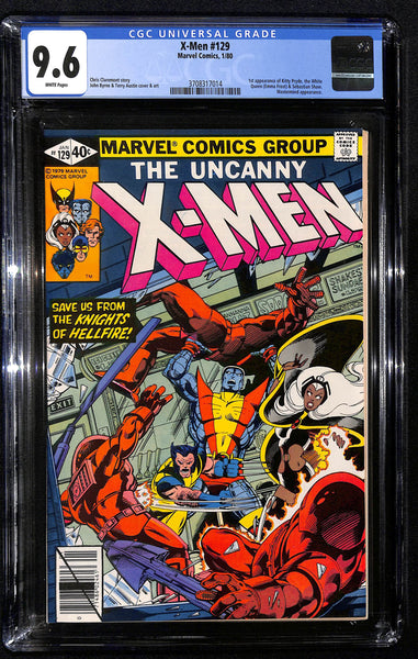 X-Men #129 CGC 9.6 1st appearance of Kitty Pryde, the White Queen & Sebastian Shaw