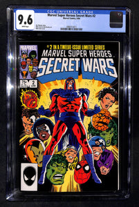 Marvel Super Heroes Secret Wars #2 CGC 9.6 White Pages