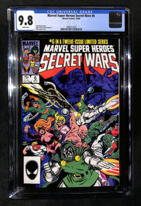 Marvel Super Heroes Secret Wars #6 CGC 9.8 White Pages
