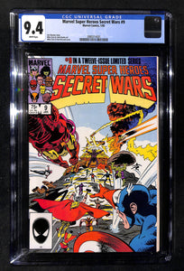 Marvel Super Heroes Secret Wars #9 CGC 9.4 White Pages