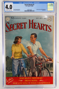 Secret Hearts # 1 CGC 4.0 Photo Cover