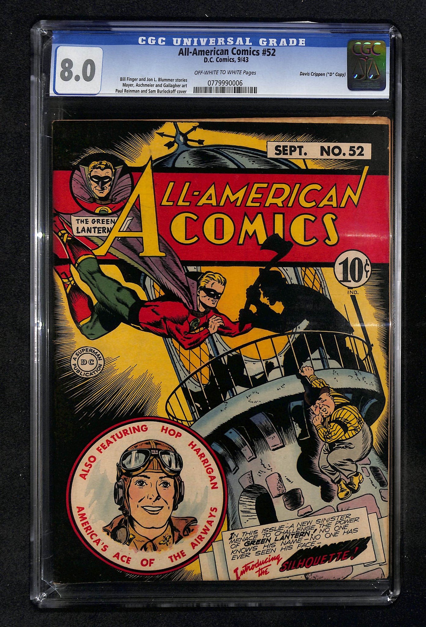 All-American Comics #52 CGC 8.0 "D" Copy