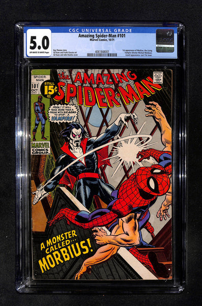 Amazing Spider-Man #101 CGC 5.0 1st App Morbius