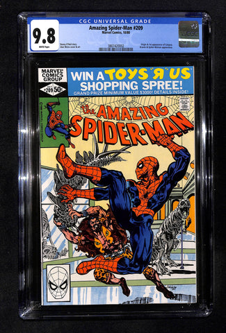 Amazing Spider-Man #209 CGC 9.8 Origin & 1st Appearance of Calypso